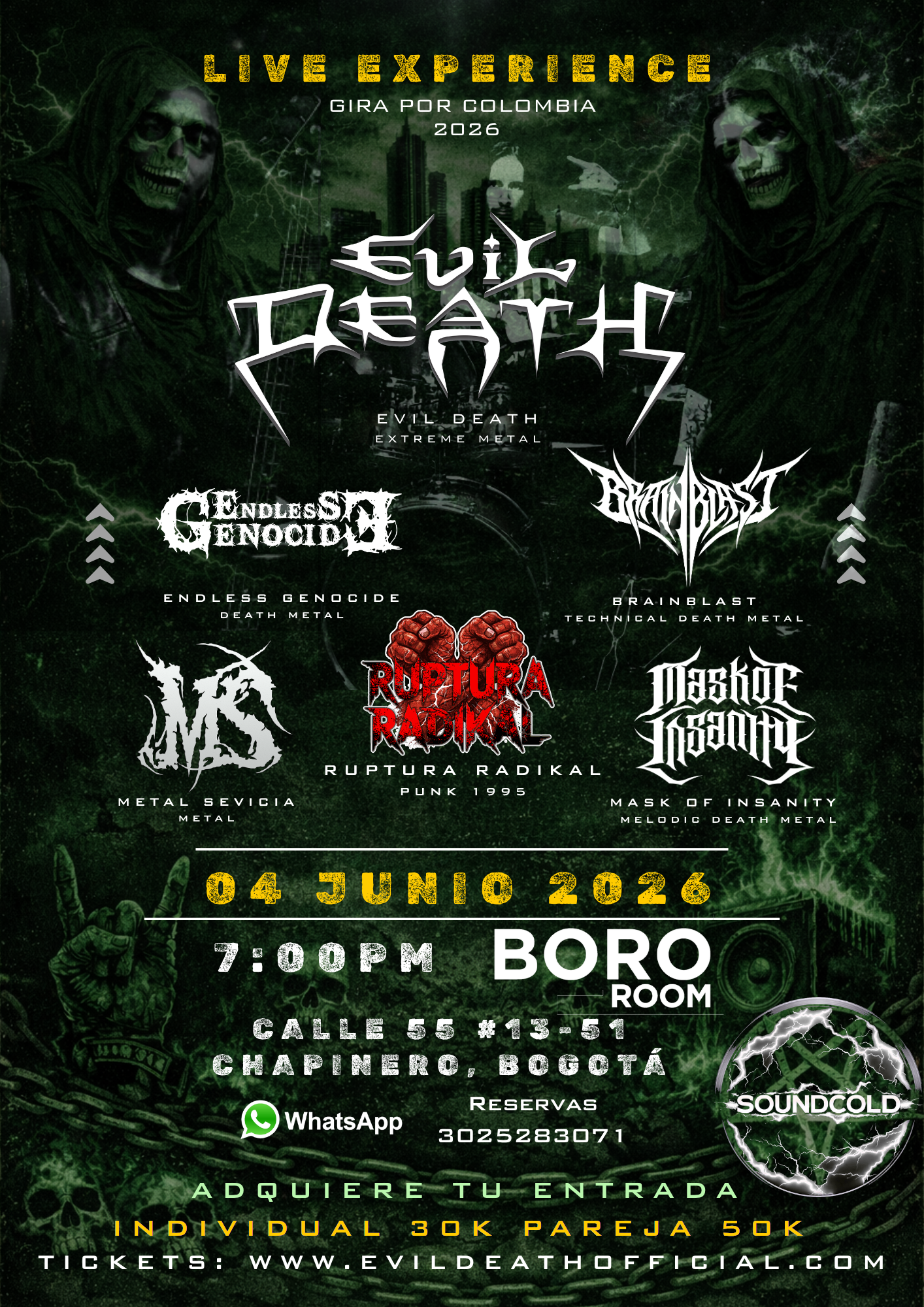 live experience – bogotá boro room jueves 04 junio 2026 live experience – bogotá boro room jueves 04 junio 2026